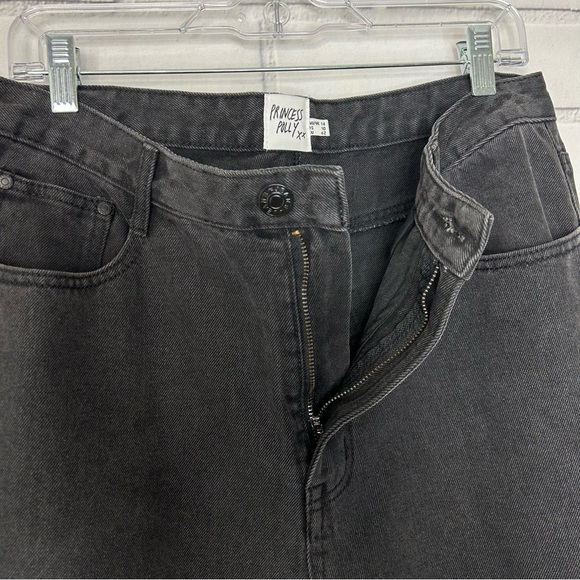 Princess Polly Cece Hammer Wide Leg Knee Rip Jeans size 10 - Picture 3 of 8